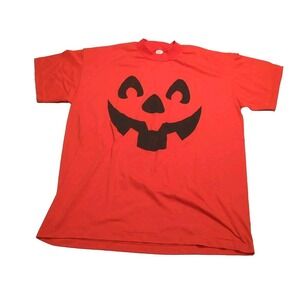 Halloween Jack O' Lantern T-Shirt XL Hallmark Cars Single Stitch Vintage